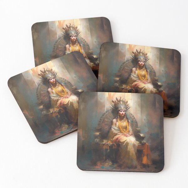 Item preview, A fantasy take on an Aztec princess sitting on her elegant throne designed and sold by Good Candy.