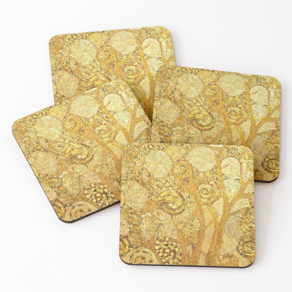Item preview, Gustav Klimt Gold Floral designed and sold by maniacfitness.