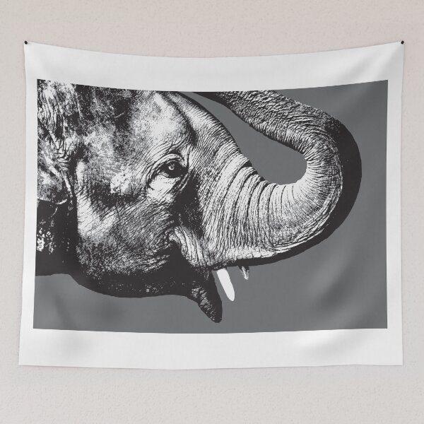 Item preview, Elephant - Black designed and sold by Gary Hogben.