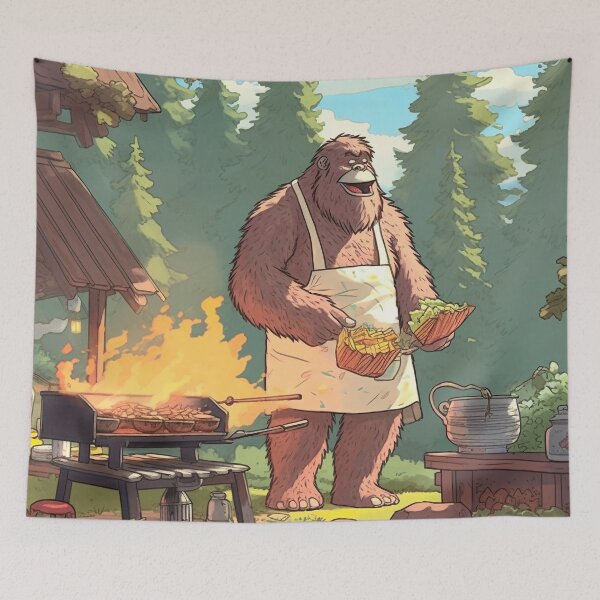 Artikelvorschau, Bigfoots großer Grill entworfen und verkauft von Buttnuggs.