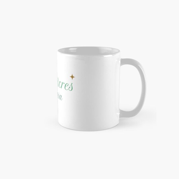 Derby Acres Kern County California holiday type art Classic Mug