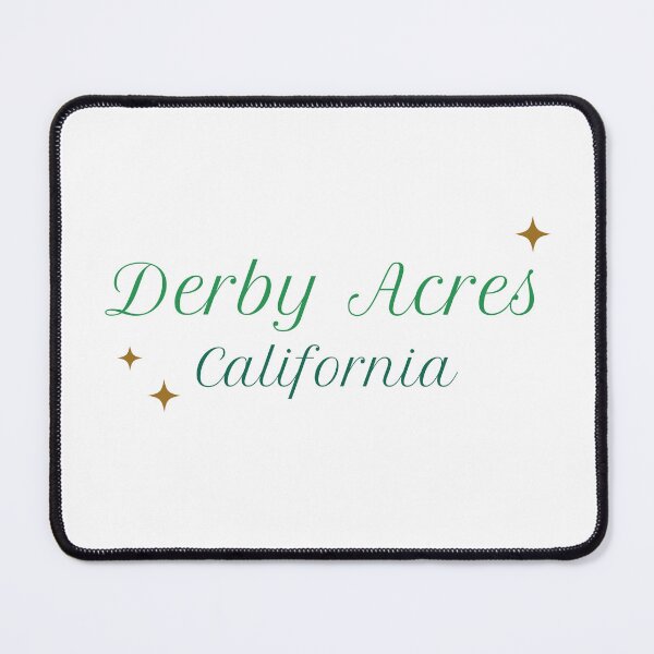 Item preview, Derby Acres Kern County California holiday type art designed and sold by SparksGlo-AAAA.
