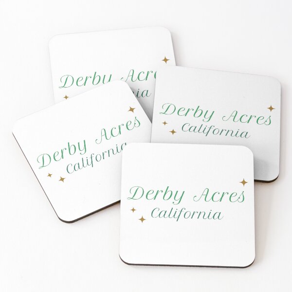 Item preview, Derby Acres Kern County California holiday type art designed and sold by SparksGlo-AAAA.