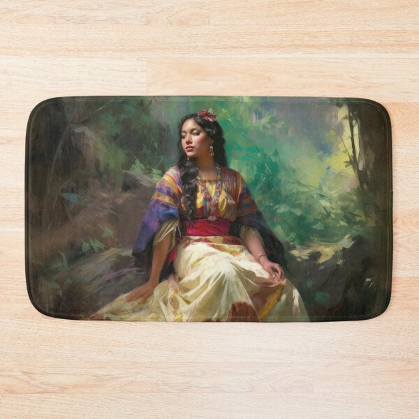 Item preview, A princess from the Americas wearing a colorful dress designed and sold by Good Candy.