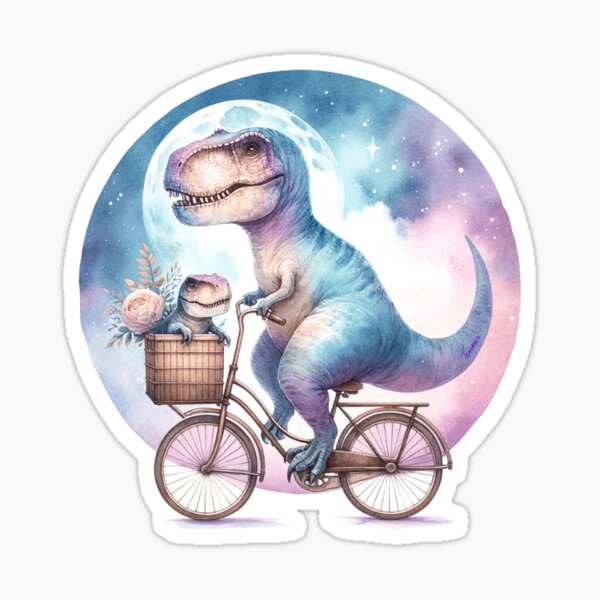 Dinosaur bike online basket