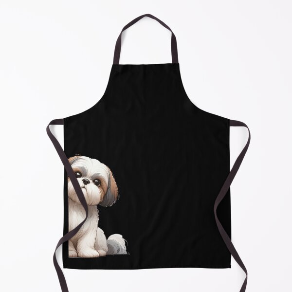 Item preview, Peeking Shih Tzu - Black designed and sold by FoxfireStardust.
