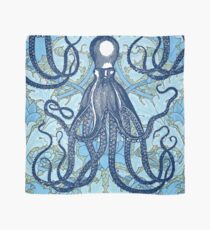 Antique Octopus with William Morris Wallpaper Scarf