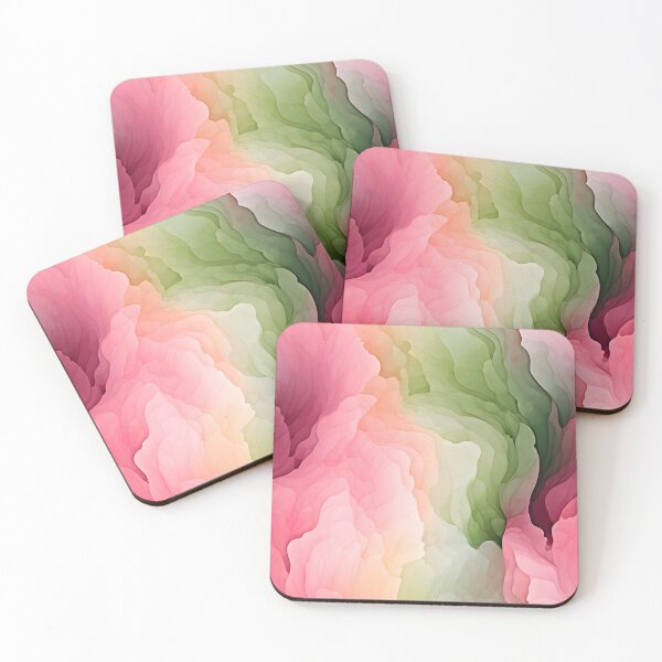 Item preview, Blushing Petal Whorls Abstract designed and sold by inkArtistryfine.