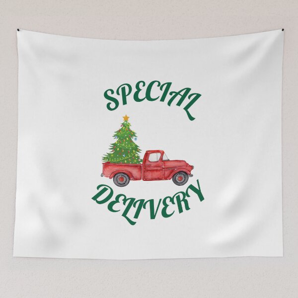 Item preview, Red Christmas Truck designed and sold by OYLOS.