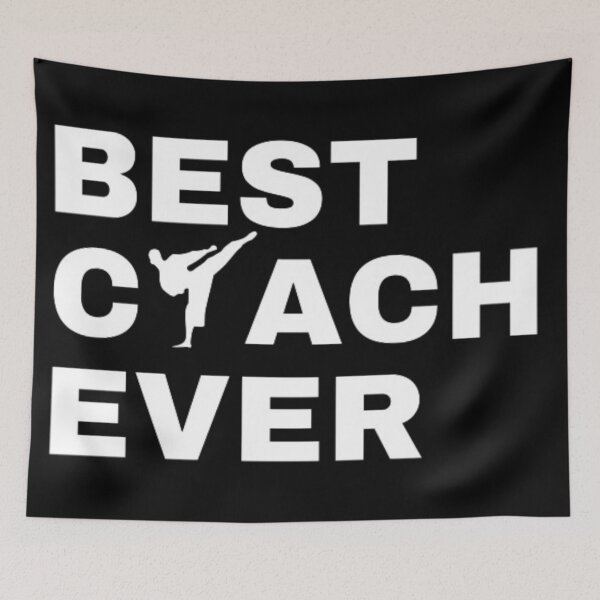 Item preview, Best Coach Ever Karate - White designed and sold by GymWearDepot.