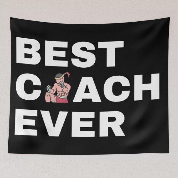 Item preview, Best Coach Ever Muay Thai - White designed and sold by GymWearDepot.