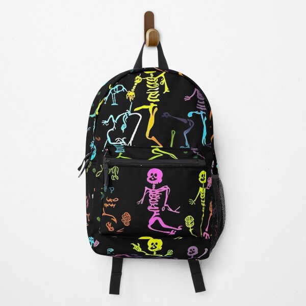 Item preview, Colorful skeleton seamless pattern designed and sold by inkArtistryfine.