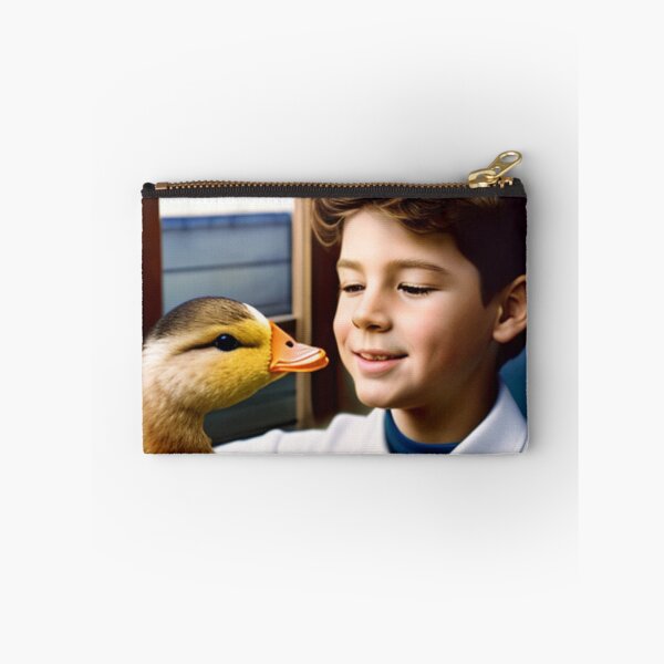 Item preview, A Boy and his Duck, but not a real boy, and not a real duck. designed and sold by shakespeare1212.