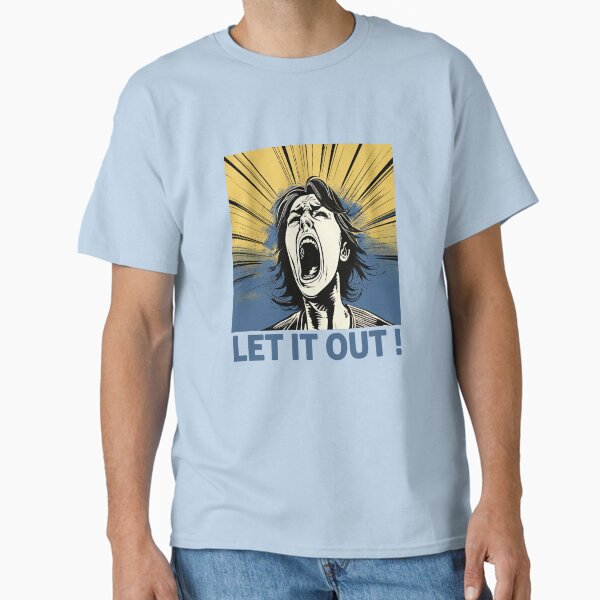 Item preview, Woman yelling out in fun designed and sold by DarkEnough.