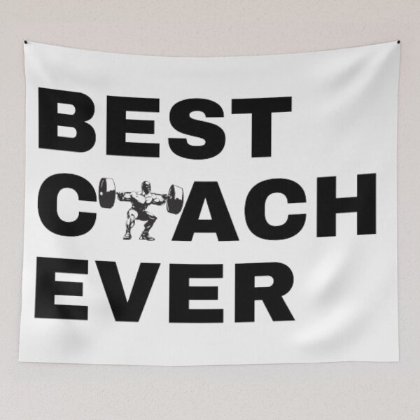 Item preview, Best Coach Ever Powerlifting - Black designed and sold by GymWearDepot.