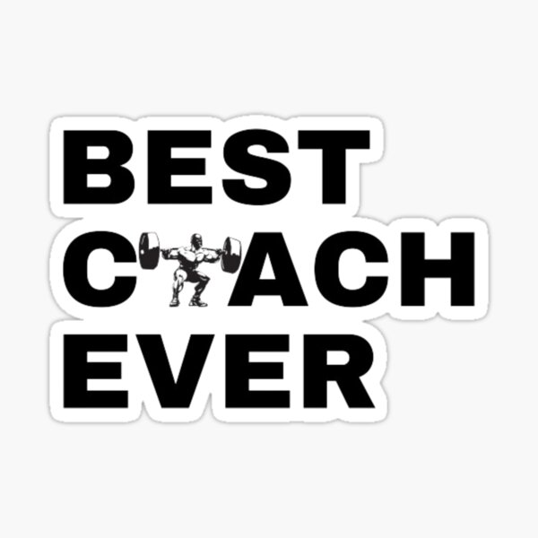 Item preview, Best Coach Ever Powerlifting - Black designed and sold by GymWearDepot.