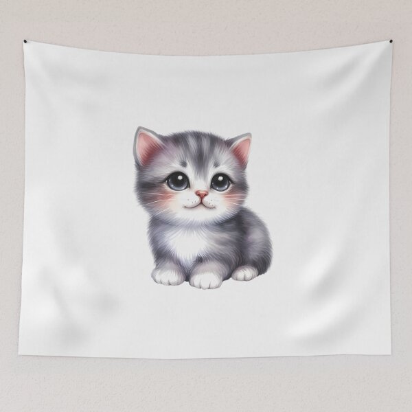 Item preview, cute cat designed and sold by DandCart.