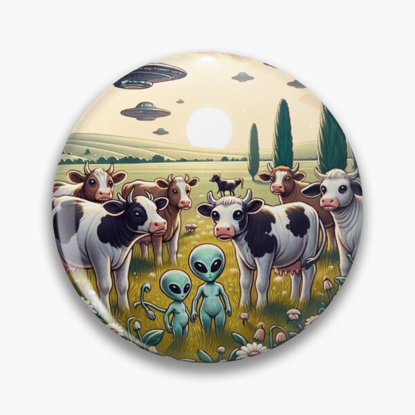 Item preview, Unexpected Alien Encounter in a Cow Field designed and sold by Anavai987.