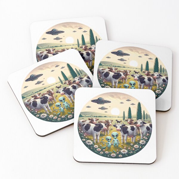 Item preview, Unexpected Alien Encounter in a Cow Field designed and sold by Anavai987.