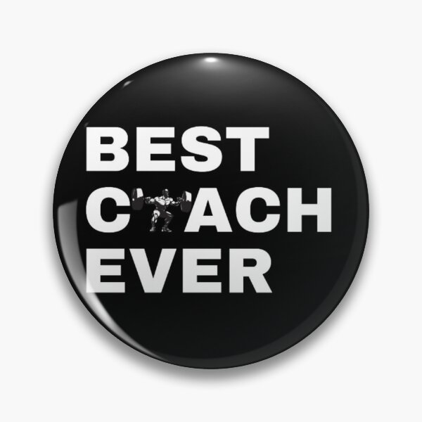 Item preview, Best Coach Ever Powerlifting - White designed and sold by GymWearDepot.