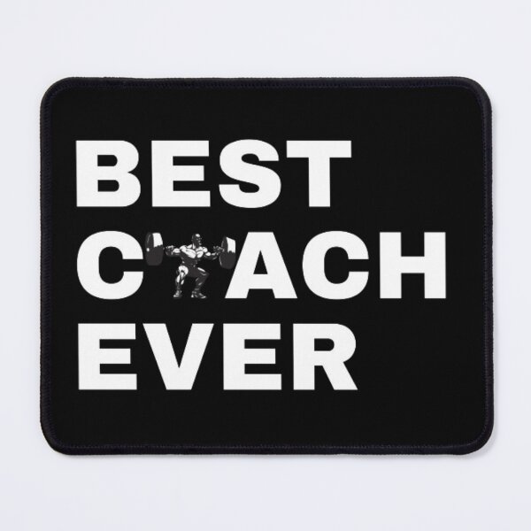 Item preview, Best Coach Ever Powerlifting - White designed and sold by GymWearDepot.