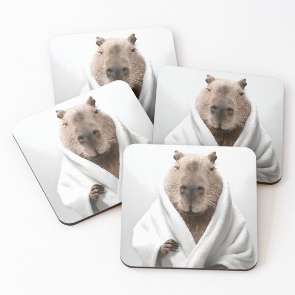 Item preview, Capybara Bathrobe designed and sold by SurfolioPrints.