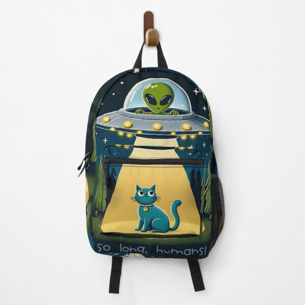 Item preview, Cosmic Cat Abduction Farewell designed and sold by inkArtistryfine.