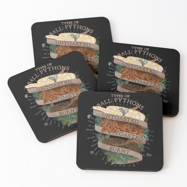 Item preview, Types of Ball Pythons Toasted designed and sold by Clara Hollins.