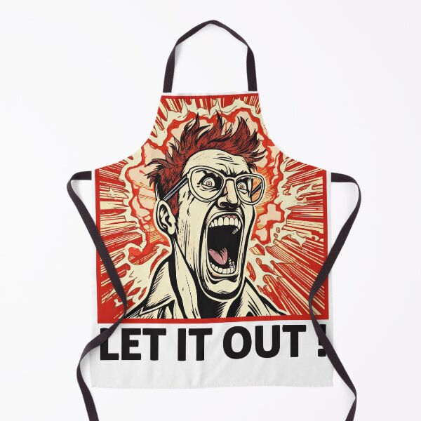 Item preview, Screaming red headed male - fun graphic designed and sold by DarkEnough.