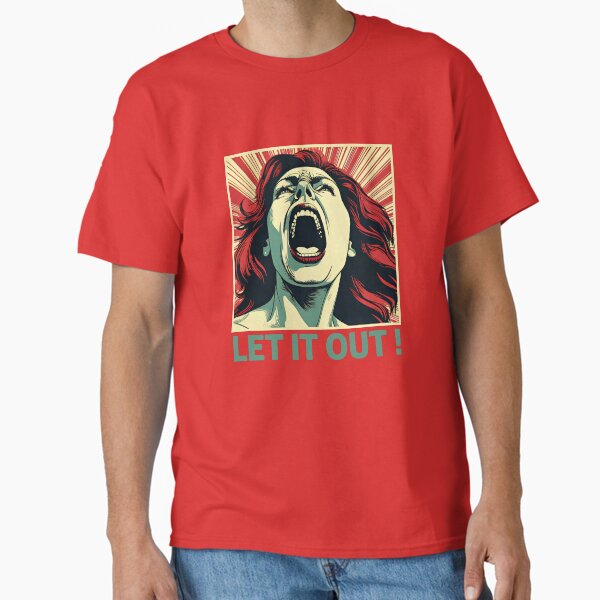 Item preview, Angry Auburn Screaming - Fun Graphic designed and sold by DarkEnough.