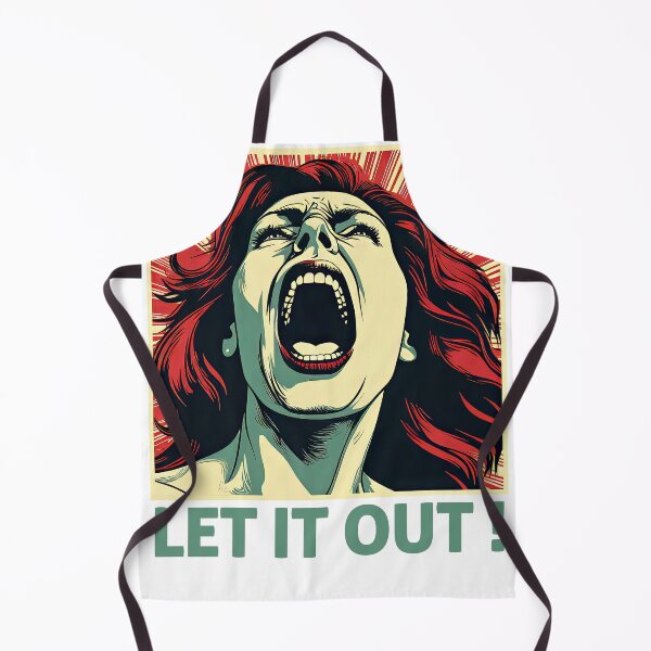 Item preview, Angry Auburn Screaming - Fun Graphic designed and sold by DarkEnough.
