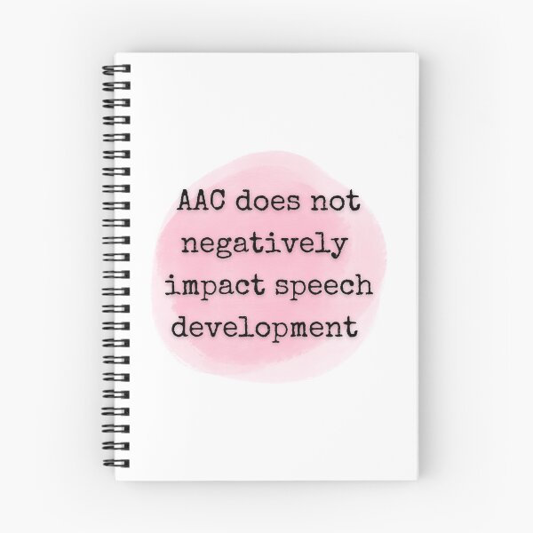 Item preview, AAC does not negatively impact speech development designed and sold by LisaTrincaArt.
