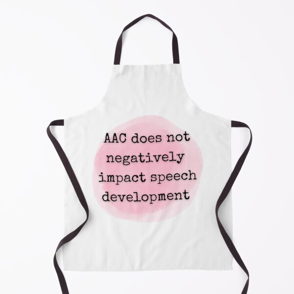 Item preview, AAC does not negatively impact speech development designed and sold by LisaTrincaArt.