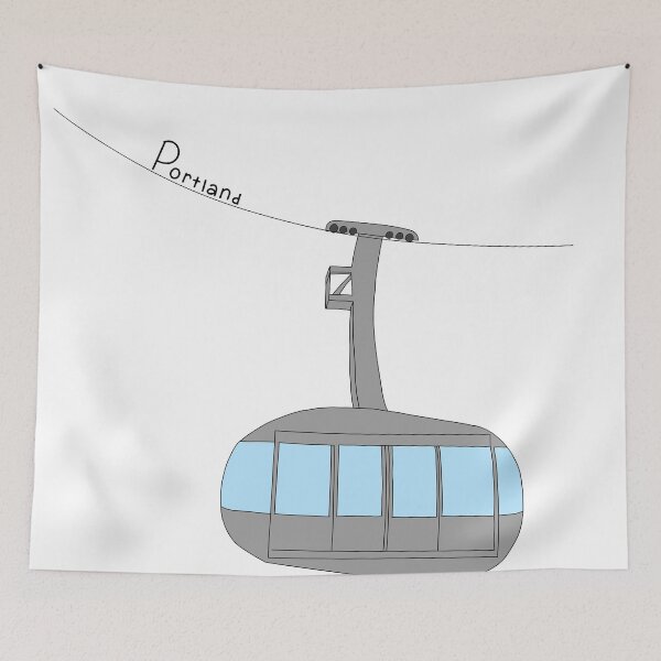 Item preview, Portland tram in color designed and sold by MadebyJam.