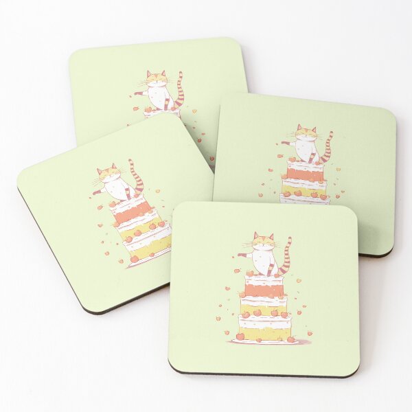 Item preview, Cat and Cake 00003 designed and sold by LINLINTAIYNG88.
