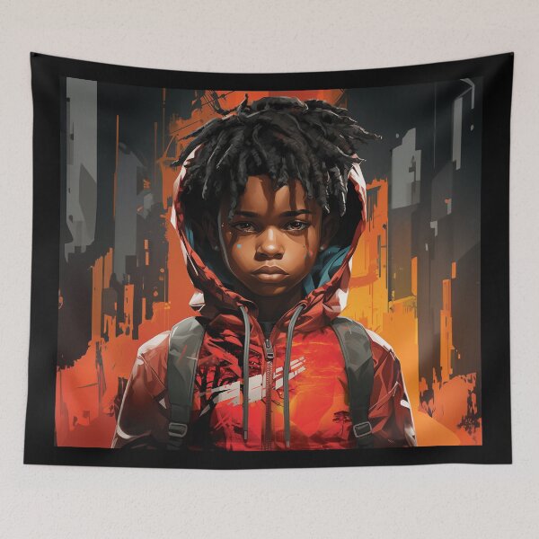 Item preview, Nightfire Streaks: Afrocentric Art designed and sold by UrbanEthnicArts.