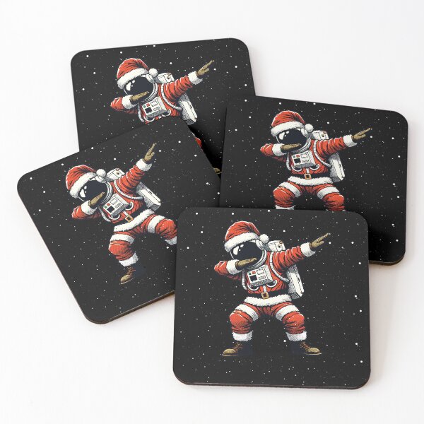 Item preview, Christmas in Space Astronaut Dabbing,Aesthetic Galaxy Universe Astronaut  designed and sold by CozyPuffs.
