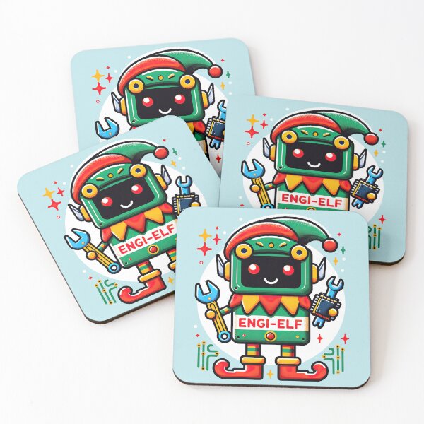 Item preview, Engi-Elf Robot: Festive Tech Helper designed and sold by MAPDDesigns.