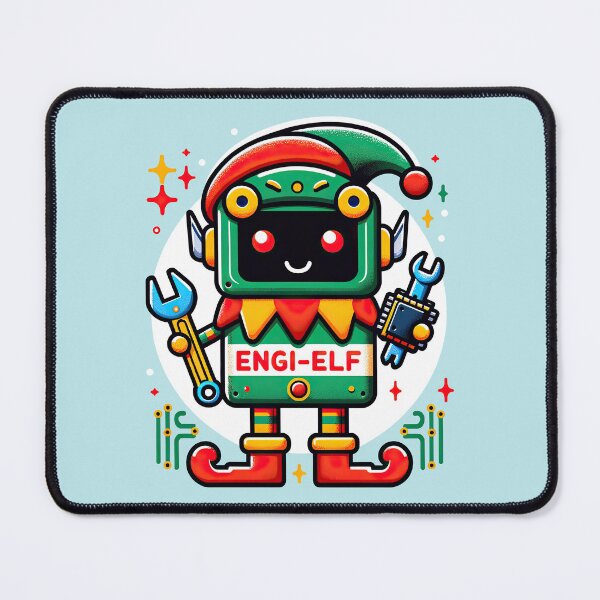 Item preview, Engi-Elf Robot: Festive Tech Helper designed and sold by MAPDDesigns.