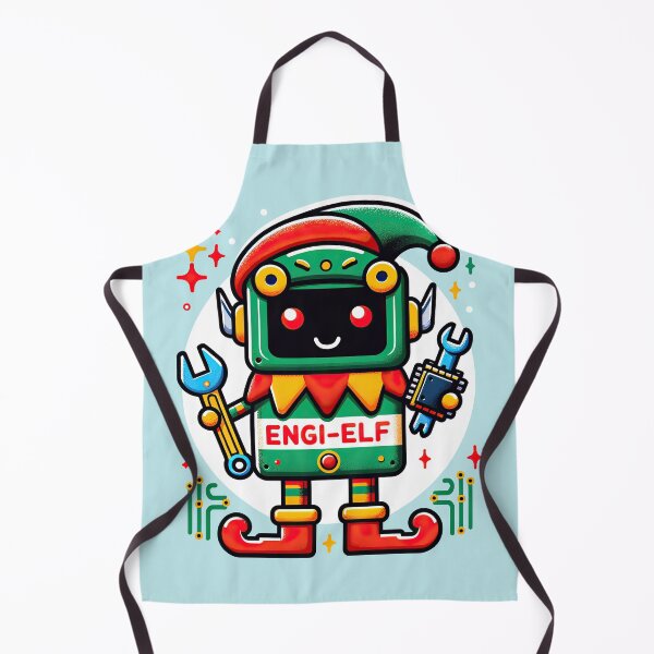 Item preview, Engi-Elf Robot: Festive Tech Helper designed and sold by MAPDDesigns.