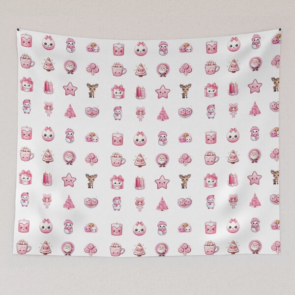 Item preview, Christmas in pink - Stickers Bundle, Stickers - 16 pieces designed and sold by sabantha.