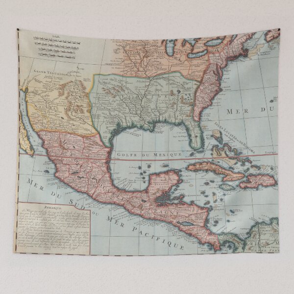 Item preview, Vintage Map of The Gulf of Mexico (1732) designed and sold by BravuraMedia.
