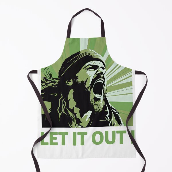 Item preview, Male Hiker yelling - graphic design designed and sold by DarkEnough.
