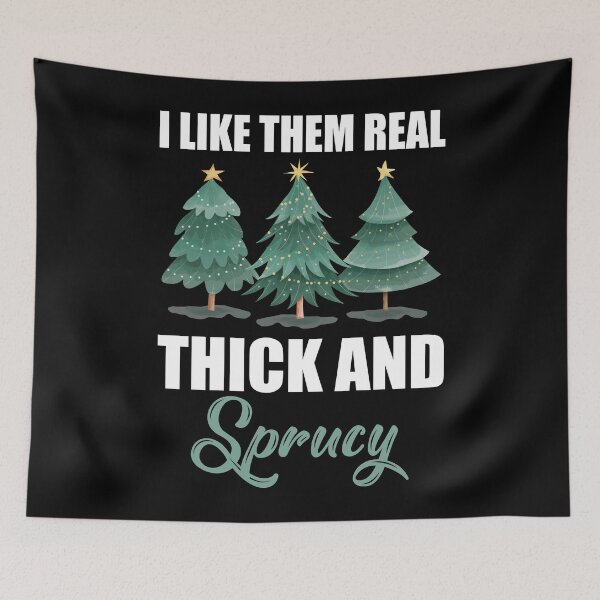 Item preview, I Like Them Real Thick And Spurcy Meme designed and sold by ArabCorner.