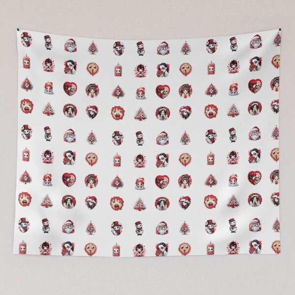 Item preview, Christmas in red and black - Stickers Bundle, Stickers - 16 pieces designed and sold by sabantha.
