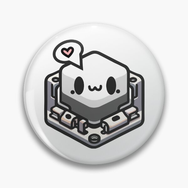 Item preview, Cute Keyboard Switch -  Gray designed and sold by StickerStand01.
