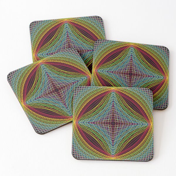Item preview, Rectangular Pattern #4 Morph C Back [13296-PBCGYR-BB] designed and sold by LottMultimedia.