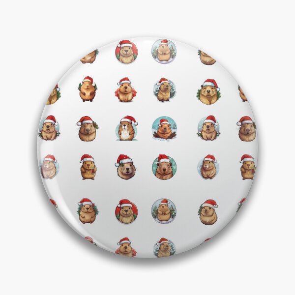 Item preview, Christmas Capybaras - Stickers Bundle, Stickers - 16 pieces designed and sold by sabantha.