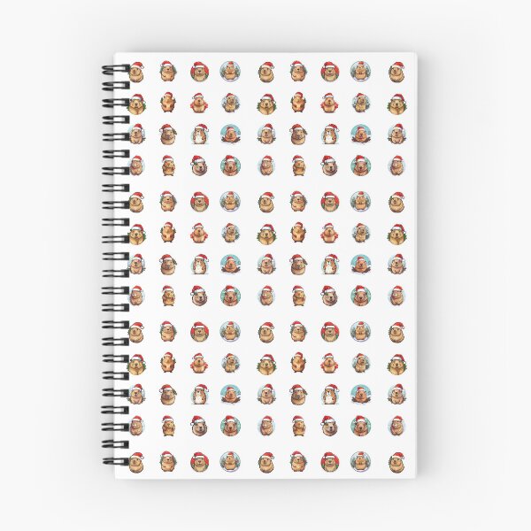Item preview, Christmas Capybaras - Stickers Bundle, Stickers - 16 pieces designed and sold by sabantha.