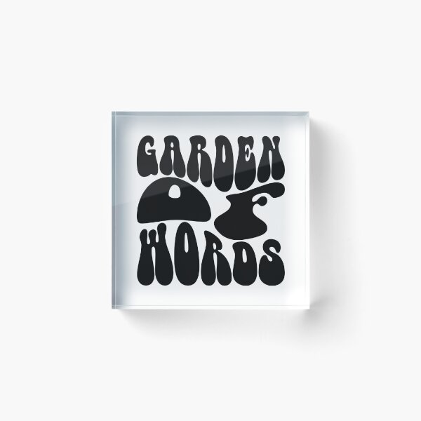 Item preview, Garden of Words Text Monochrome White designed and sold by Meepuruproject.